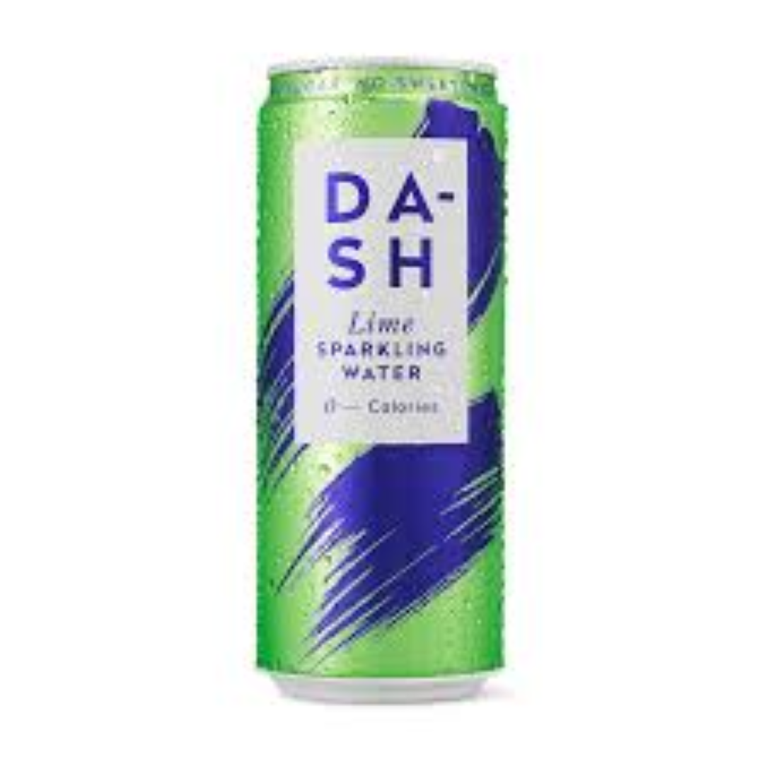 DASH WATER CAN SPARKLING LIME NAS 330ML